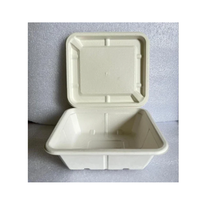 Meilleur produit de marque Budget Friendly in Demand 8CP Classic Sugarcane Pulp Meal Tray Couvercles Assiettes pour Cantine Repas d'Inde - Product Image 2