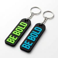 Porte-clés en PVC souple personnalisé 3D avec logo pour cadeaux d'affaires