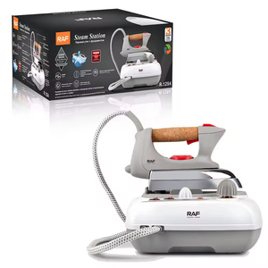 Plancha à vapeur électrique RAF au design italien rétro, 2000 W, plateforme à vapeur professionnelle, semelle en aluminium - Product Image 6