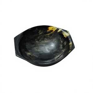 Cuenco para Servir de Cuerno de Agua Hecho a Mano de Alta Calidad Personalizado, Ecológico, Pulido, Estilo Americano para Fiestas - Product Image 1