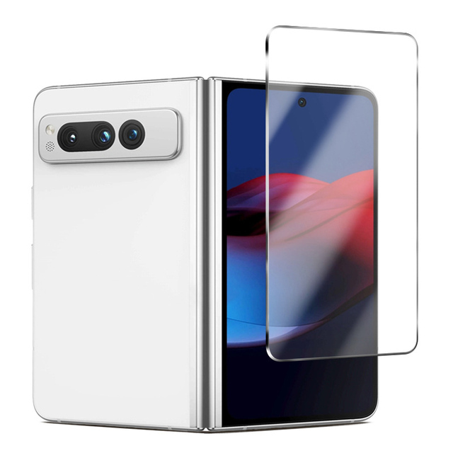 Clear Transparent Full Protection Tempered Glass Screen Protector for Google Pixel Fold