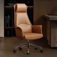 Fauteuil de direction moderne en cuir à dossier haut, pivotant, pour conférence et bureau, mobilier de direction