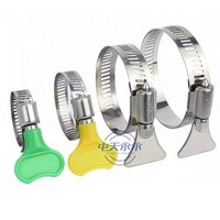 YONGYONG Hot Sle Collier de serrage rapide pour tuyau en PVC avec poignée en plastique et vis à molette
