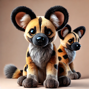 Maßgefertigtes Afrikanisches Wildhund-Plüschtier Simulations-Tierfigur Wild <span class=keywords><strong>Republic</strong></span> Afrikanischer Wildhund Plüsch-Stofftier - Product Image 4