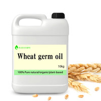 Huile de germe de blé pure à 100 %, extraction à froid naturelle en conserve pour compléments alimentaires, soins de la peau et fabrication cosmétique