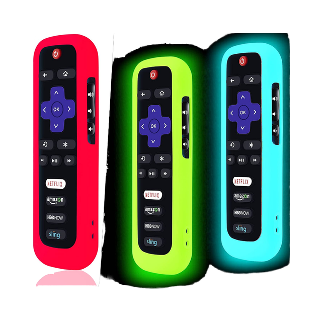 Silicone Remote Cover for Roku Express Streaming Stick Ultra Roku2 Roku3 Roku4 Pro with Unique Rolling Code