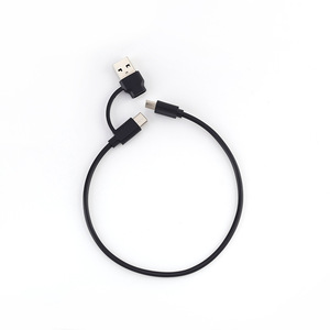 Type <b>C</b> Male To Male Otg 3 In 1 <b>Adapter</b> Pd 60w Universal Charging Extension Cable For Mobile Phones And Tablets - Product Image 1