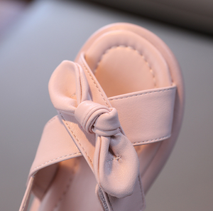 Sandales pour filles à semelles souples, sandales de plage pour enfants avec nœud - Product Image 5