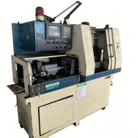 Tour à métaux CNC de type suisse TSUGAMI BS18 d'occasion, machine à double broche automatique pour l'usinage de précision de petits arbres