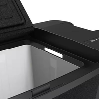 Réfrigérateur de coffre de voiture portable pour Tesla Model Y 35L Réfrigérateur-congélateur à compresseur avec faible consommation d'énergie Design sportif