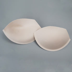 Sujetador <span class=keywords><strong>Push</strong></span> <span class=keywords><strong>up</strong></span> Copa acolchada Traje de baño Taza de espuma de inserción Taza de esponja de costura en stock en beige - Product Image 1