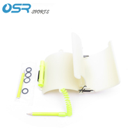 3 Couches Poignet PP Ardoise d'écriture sous-marine avec crayon lumineux 12*11cm pour la plongée libre Plongée sous-marine Sports nautiques