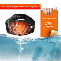 Ceinture chauffante rechargeable en graphène alimentée par une batterie externe pour le bureau et le maintien au chaud du dos et du corps, idéale pour une utilisation quotidienne au bureau et à domicile