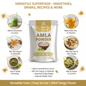 Meilleur Extrait d'<span class=keywords><strong>Amla</strong></span> en Vrac, Poudre de Fruit d'<span class=keywords><strong>Amla</strong></span> Frais Riche en Vitamine C pour Soins Capillaires, Stimulateur Naturel d'Immunité, Poudre d'<span class=keywords><strong>Amla</strong></span> - Product Image 5
