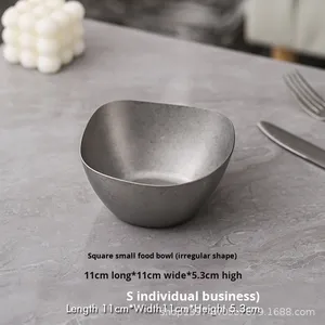 แผ่นสแตนเลสทรงกลมสำหรับใช้ในห้องครัวแคมป์ปิ้งบาร์บีคิวการเสิร์ฟอาหาร - Product Image 6