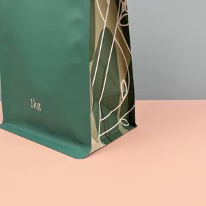 8サイドシールPETコーヒーバッグ平底250g 500g 1KG容量ジップロッククロージャー印刷豆砂糖包装 - Product Image 3