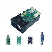 3HZ 10HZ 20HZ Capteur de distance inverse 40m RS232 Télémètre laser optique Module RS485 Capteur de distance laser 60m avec 4-20ma