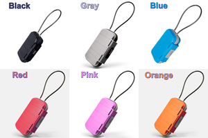 Mini <strong>Portable</strong> ABS Personal Security Storage <strong>Lock</strong> Box with Electronic Code <strong>Lock</strong> and Password Protection Travel Safe with Cable - Product Image 2