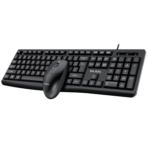 Bajeal T650 Keyboard <b>Mouse</b> Combo 104 Keys Wired <b>Usb</b> English For Desktop Laptop - Product Image 3