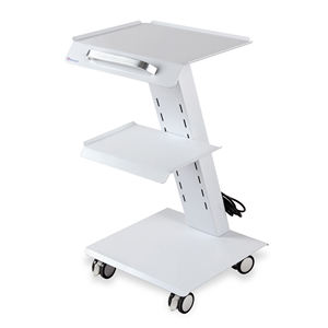 סלון יופי עגלת ריהוט נייד 3 שכבות שקע עגלת עגלה רפואית עגלת עגלה - Product Image 2