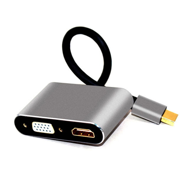 Mini DisplayPort to HDMl VGA Adapter Thunderbolt 2 Mini DP Converter 4K