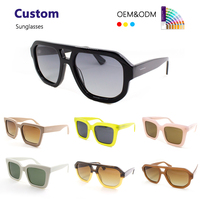 2025 lunettes de soleil unisexes avec lentilles UV400 montures rondes bleues blanc rose couleurs personnalisables mignon lunettes de soleil en plastique garçons filles