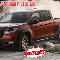 Estribos Laterales para Camioneta, Barra Nerf de Acero, Antideslizante, Resistente a la Corrosión, para Silverado/F-150 4x4, Vehículos Todoterreno, Alta Resistencia, 500 lb