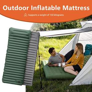 Lit de <span class=keywords><strong>camping</strong></span> simple Matériau TPU gonflable automatique Pompe à <span class=keywords><strong>pied</strong></span> intégrée Coussin de couleur recto verso pour voiture <span class=keywords><strong>Camping</strong></span> Coussin durable - Product Image 3