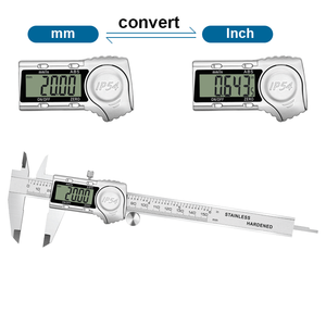 Pinza <span class=keywords><strong>Vernier</strong></span> calibro elettronico IP54 impermeabile in acciaio inossidabile pinza digitale 0.01mm da 6 pollici da 0 a 150mm - Product Image 2