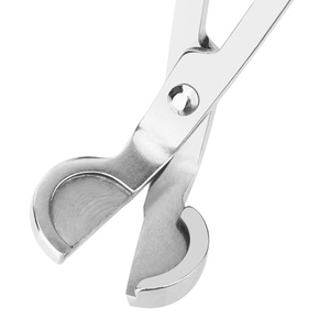 Mango ergonómico DIY grado acero inoxidable vela mecha recortadora tijera y cizalla diseño cómodo con borde liso - Product Image 5