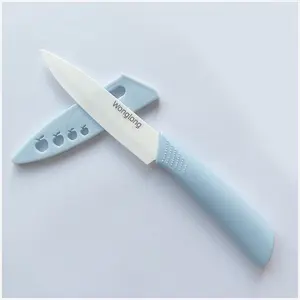 Wonglong 4 pouces cuisine couteau à fruits grattoir à légumes couteau en céramique mère et bébé couteau alimentaire auxiliaire pour cadeau