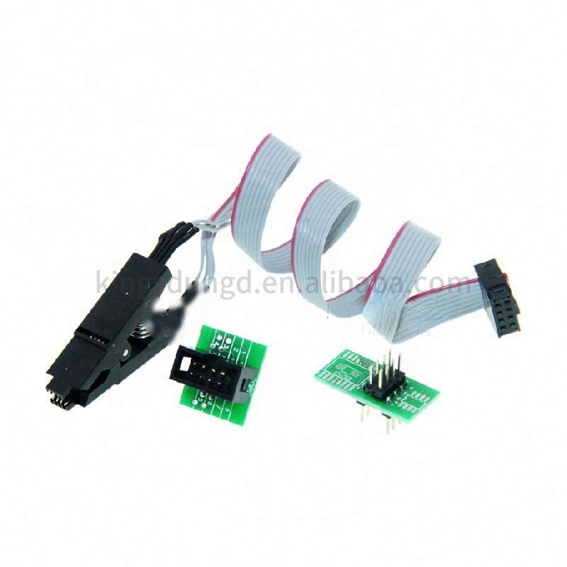 Pinza Test SOIC8/SOP8 - Adattatore Per Programmatori BIOS - Per Chip Flash 24/25/93
