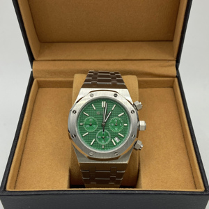 Montre à quartz pour homme avec boîtier en acier inoxydable étanche, verre saphir, mouvement VK63, montre-bracelet de mode pour affaires - Product Image 5