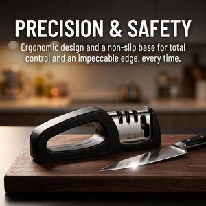 Multifunctional Double Sided Stainless Steel Eco-Friendly Household Kitchen <b>Knife</b> Scissors Fast Edge Grinding Stone <b>Sharpeners</b> - Product Image 3