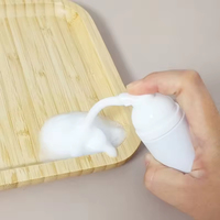 Flacon pulvérisateur transparent vide, 2 pièces, pompe à mousse en plastique, flacon à mousse portable pour voyage