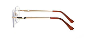 Occhiali <span class=keywords><strong>da</strong></span> Sole Senza Montatura Fotocromatici, <span class=keywords><strong>Lenti</strong></span> Decorative Retrò che Cambiano Colore, Occhiali Anti Luce Blu - Product Image 4