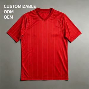 <b>HOT</b> sell Custom logo Printed Breathable Short Sleeve Sublimation Football Jerseys & Soccer Uniforms Sports Kit for Men - Product Image 1