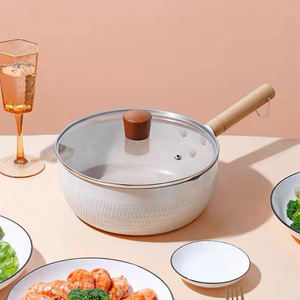 Yukihira <b>Pot</b> <b>Small</b> Non-Stick Noodle Cooker Maifan Stone Induction Compatible Household Soup <b>Pot</b> Japanese Style - Product Image 4