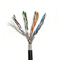 Cable Ethernet DENIXI 305M 1000 pies CAT6 CAT6A 23AWG 24AWG CCA / Conductor de Cobre Puro UTP FTP SFTP