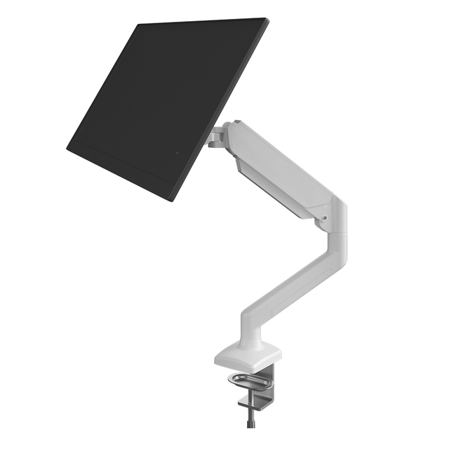 Hot Selling Single Gas Spring Alloy Steel Monitor Arm Desk Mount Stand 13"-35" Screen Height Adjustable 90 Degree Tilt in Stock
