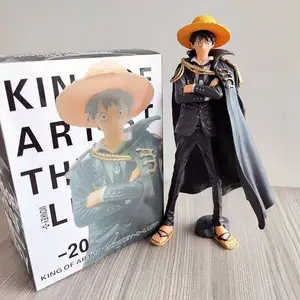 Tokoh aksi satu bagian 24cm, mainan tokoh Anime Luffy hari jadi 20, hadiah patung untuk anak laki-laki dan perempuan