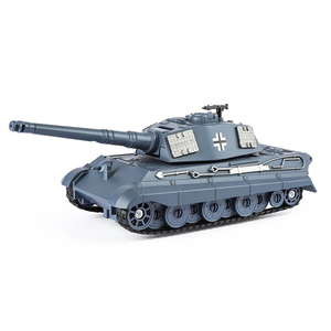 Vente en gros de jouets de char militaire en métal moulé sous pression, modèle de char en alliage avec son et lumière, tourelle rotative à 360° pour enfants - Product Image 3