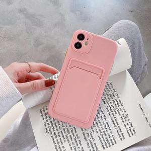 Bonbons couleur couverture de téléphone tpu souple pour <span class=keywords><strong>iphone</strong></span> 12 pro 12 min <span class=keywords><strong>11</strong></span> pro max étui <span class=keywords><strong>avec</strong></span> <span class=keywords><strong>porte</strong></span>-cartes - Product Image 4