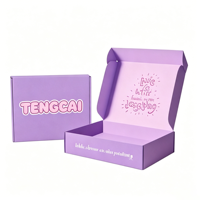 Boîtes d'emballage en carton ondulé avec lamination mate recyclable et logo personnalisé pour bijoux, cadeaux et expédition