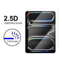 Protecteur d'écran en verre trempé transparent pour iPad Pro 2024 11 13 pouces 9h Film anti-rayures sans bulles pour tablette de jeu