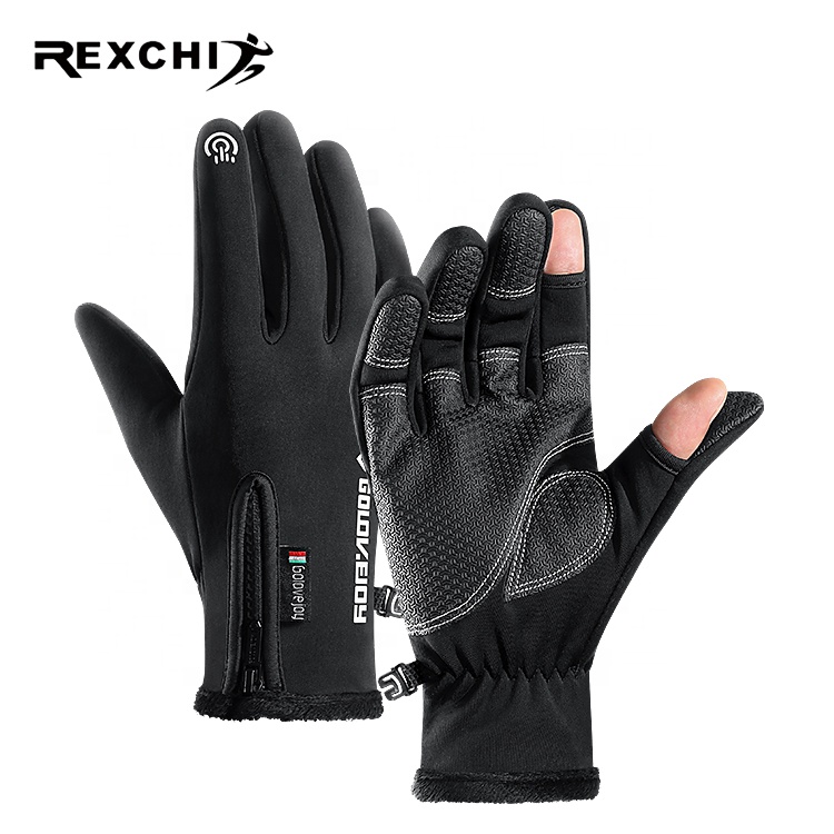Водонепроницаемые перчатки REXCHI DB48 с подогревом, зимние ветрозащитные зимние перчатки для катания на лыжах