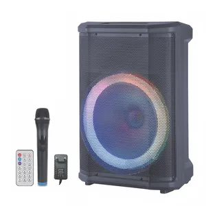 8 inch Outdoor Live Professional Audio Portable Square Dance BT Speaker Professional Audio Video Lighting