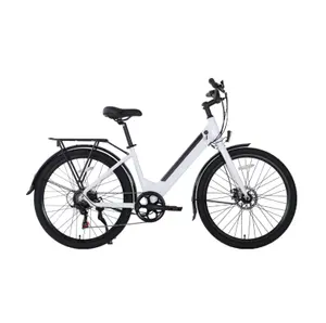 MXUS fabbrica vende a buon mercato di alta qualità signora bici elettrica da 27.5 pollici verde città Ebike