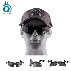 Gafas de pesca XQ-HZ, gafas de sol deportivas polarizadas unisex con clip y protección UV 100% para actividades al aire libre - Product Image 4