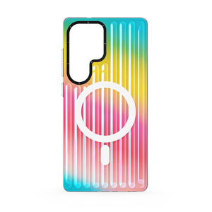 เคสโทรศัพท์แม่เหล็ก Samsung s25Ultra สีรุ้งไล่เฉดแบบลูกฟูก รองรับการชาร์จแบบแม่เหล็ก ครอบคลุมทั้งด้านหลัง - Product Image 6